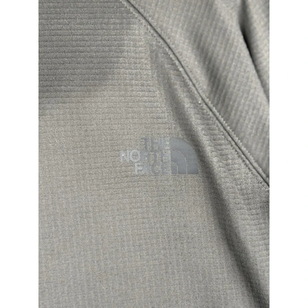 The North Face Borod Full Zip Jacket Mens XL Green Grid Fleece NF0A2VE1 Hiking